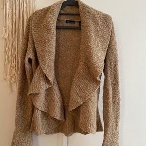 moda international boucle drapey cardigan